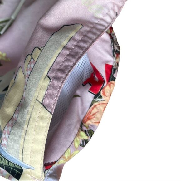 PACSUN Men’s Printed Havana Pink Bathing Swim Suit Size Small - Picture 4 of 12